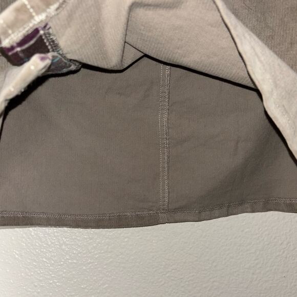 Kuhl Streamline Stretch Corduroy Mini Skirt Snap Front Women's Size 4 Tan - Picture 11 of 16